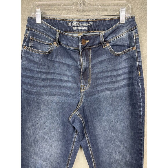 Maurices Women's 16 REG Dark Wash High Rise Curvy Bootcut Jeans M - Picture 3 of 16